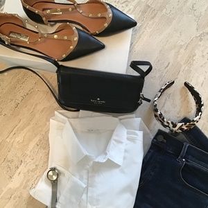 COPY - Halogen “Olson “ Black T Strap Flat 6 1/2 M